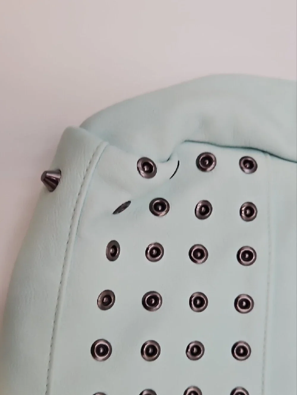 Miche Luxe Mint Shell with Black Eyelet Accents New Prima Strap